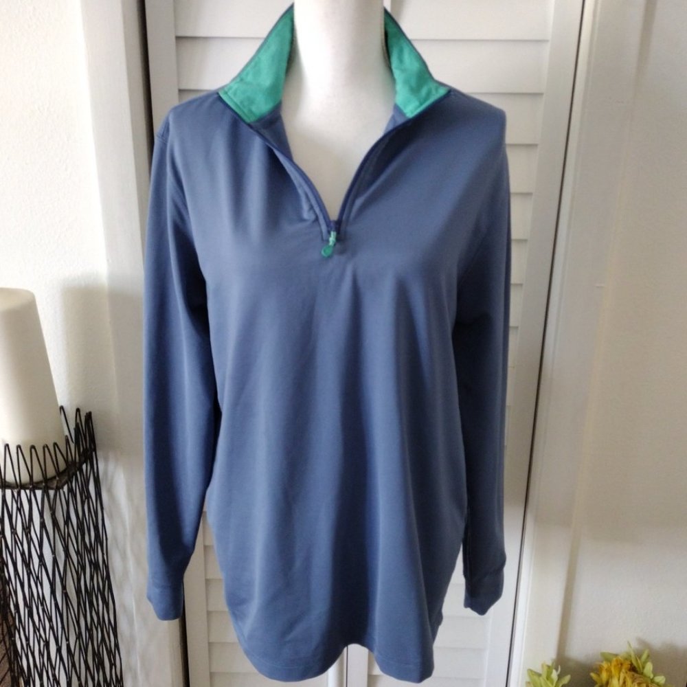 Vineyard Vines Performance Jersey Unisex pullover 1/4 zip athletic Sz S